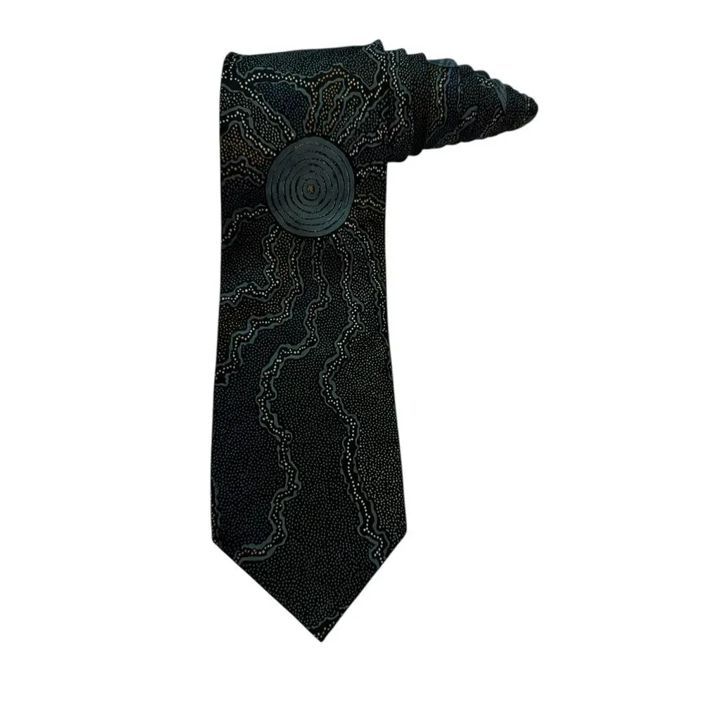 Yijan Australia Fire & Water Dreaming Maureen Hudson Nampajimpa Necktie